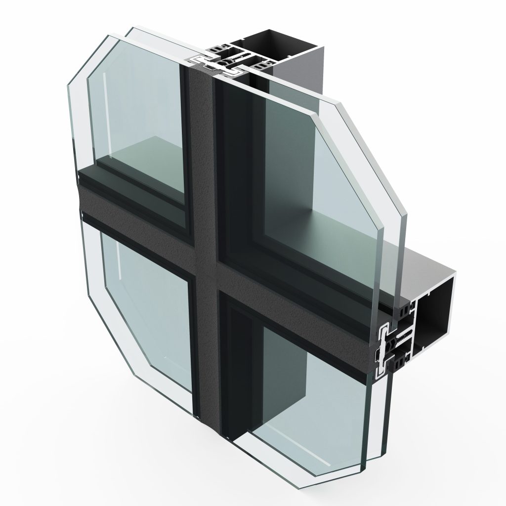 Thermally Broken Stick and Unitised Curtain Walling