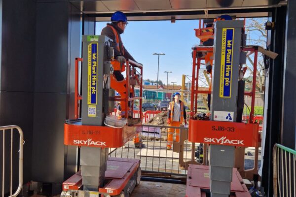 Custom-engineered curtain walling by Advanced Glass enhancing the architecture of Brent Cross West station.