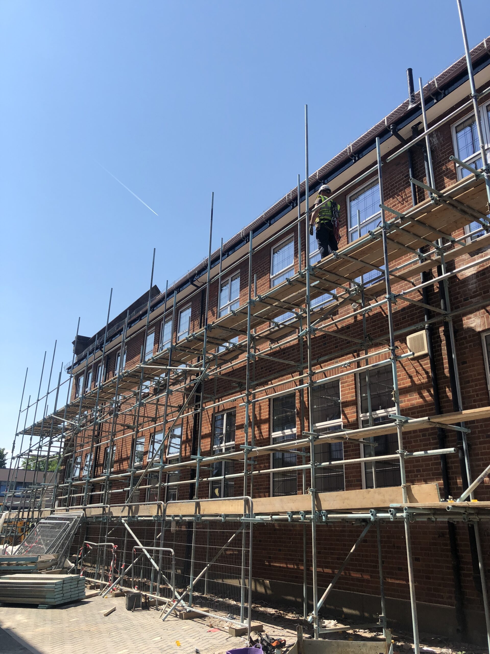 Window Refurbishment Project At Brentwood High School