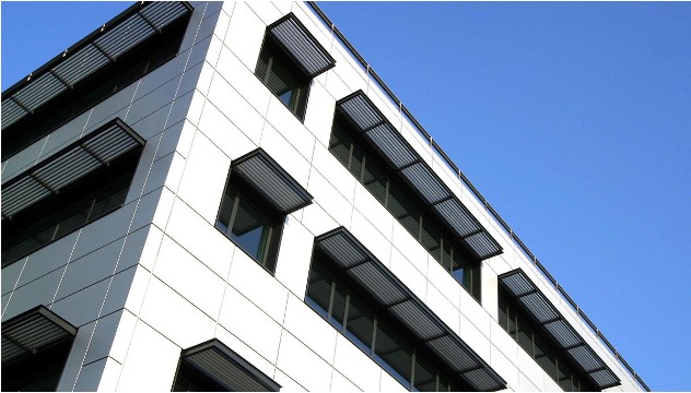 Proteus AR Louvre System The Proteus AR system is an engineered aluminium louvre solution designed for seamless integration into modern building facades. Utilising a unique plastic clip system, the louvres are securely fixed to the Proteus carrier framework, facilitating quick and efficient installation. Manufactured from extruded aluminium, the system ensures structural integrity and precision, offering flexibility to accommodate various architectural requirements. The range includes framed modular louvres, frameless continuous louvres, louvre doors, profiled louvres, and brise soleil systems. Framed modular louvres come pre-assembled with louvre blades encased within frame surrounds, allowing for immediate installation on-site. Integrated edge details are designed to interface with a variety of facade systems. Frameless continuous louvres are available in screening, standard weather, and high-performance weather configurations. These louvres are fabricated into kits for on-site assembly and include jamb, head, and sill flashings for integration with facade systems or fitting within building openings.