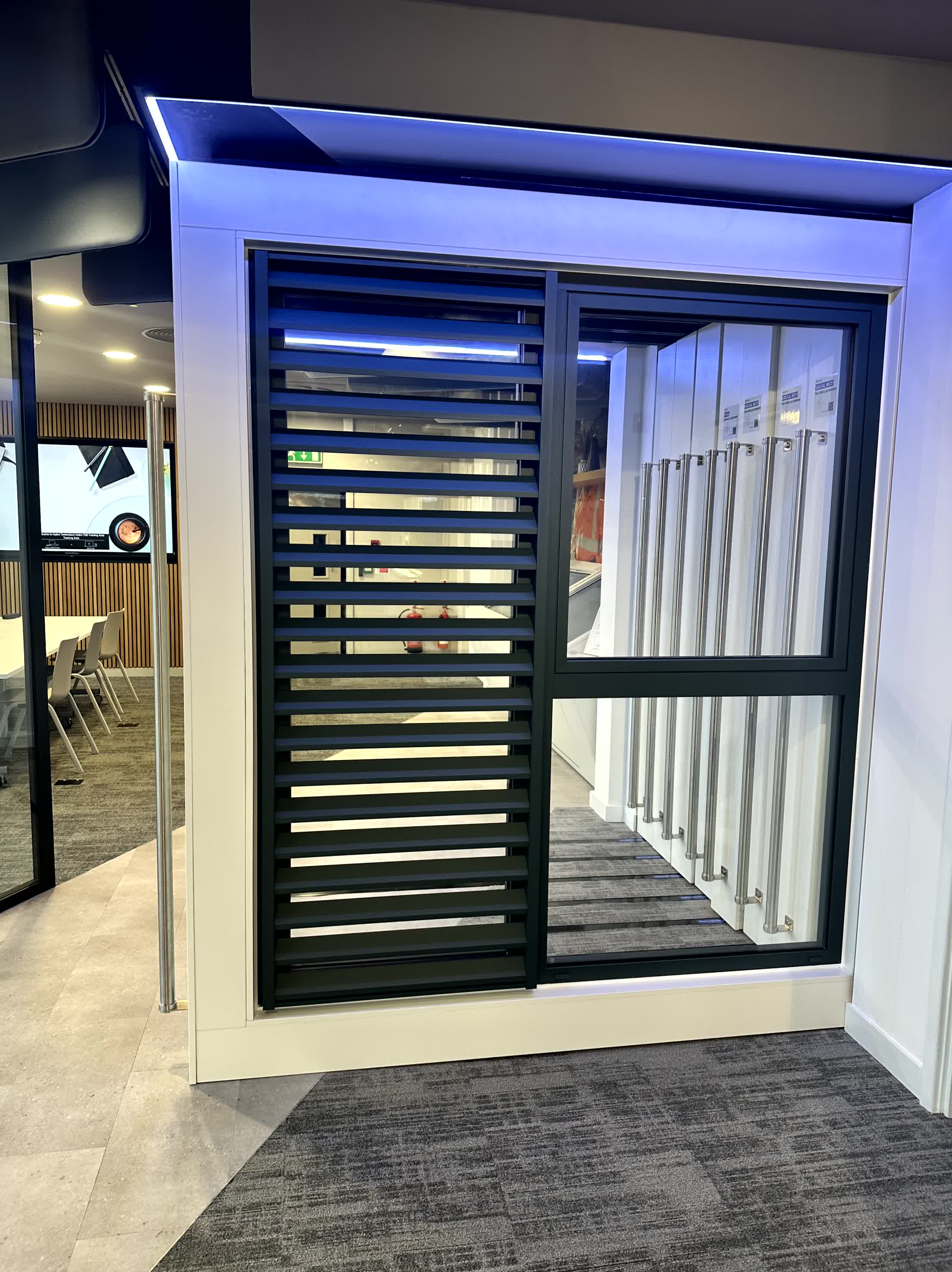 Advanced Glass fitting bespoke brise soleil systems to enhance shading, comfort, and façade aesthetics.