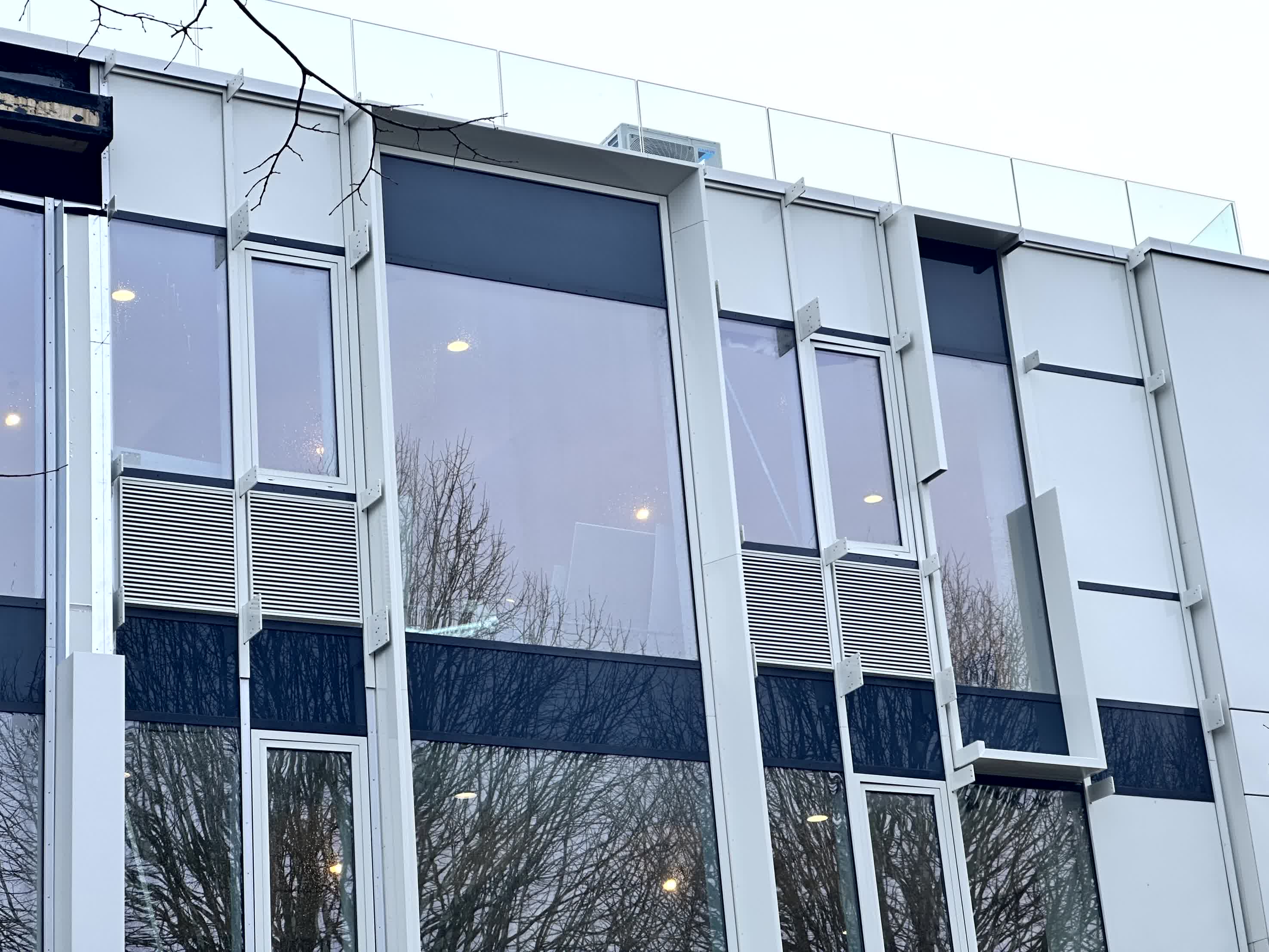 Advanced Glass providing full façade packages including glazing, brise soleil, and curtain walling for compliant, high-performance building envelopes.
