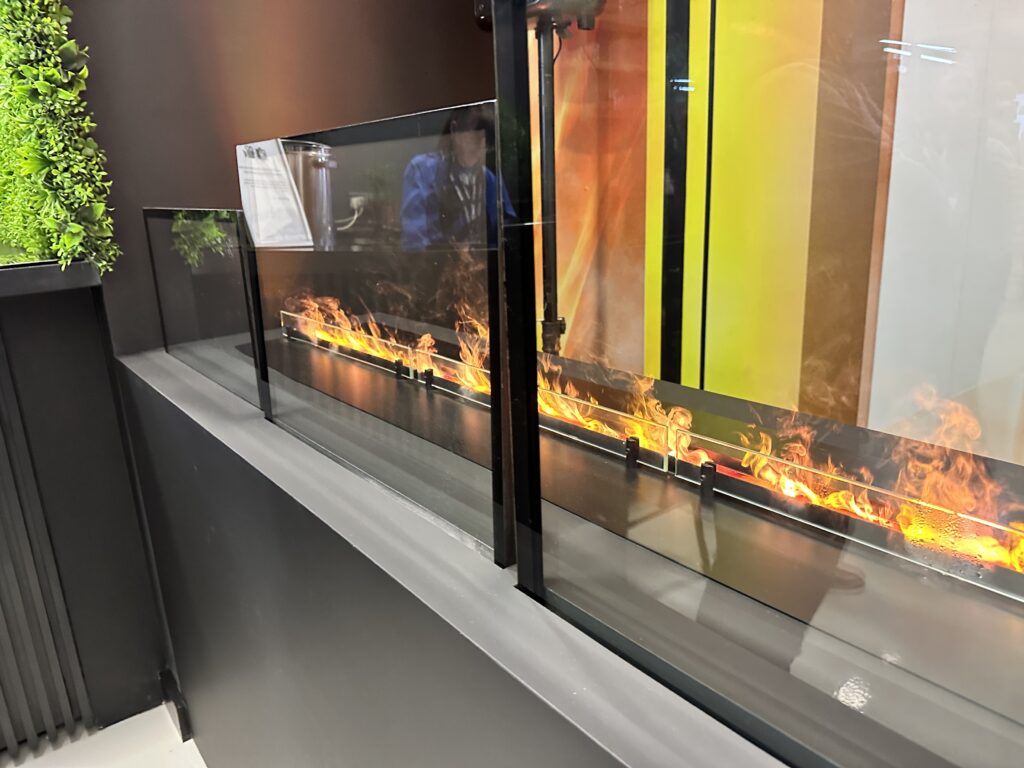 Fire-rated glazing and perimeter fire protection installed by Advanced Glass.