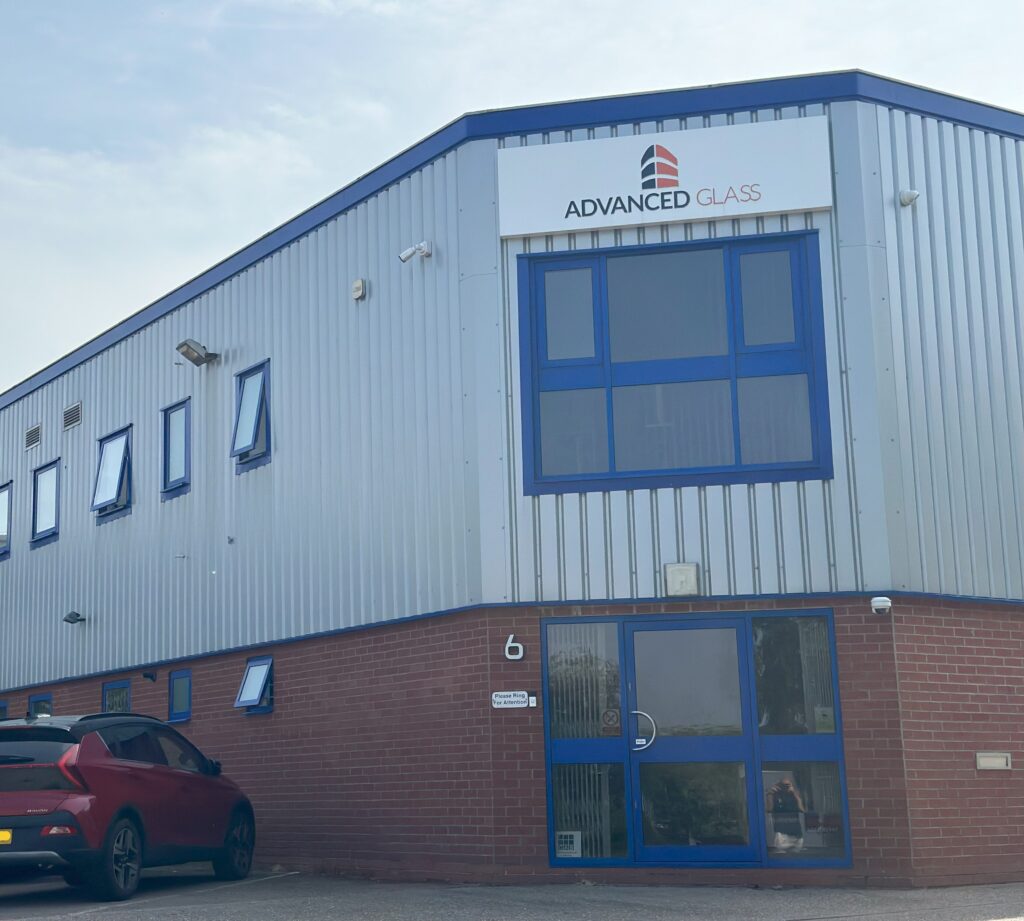 Advanced glass office building. Advanced glass offer full facade solutions, specialising in aluminium curtain wall, windows, doors, sfs, and cladding.