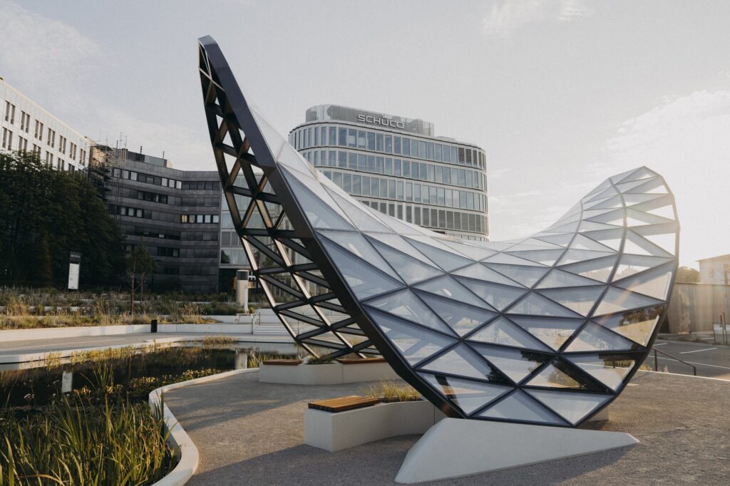 shuco aluminium windows installed by advanced glass for a high-performance facade system.