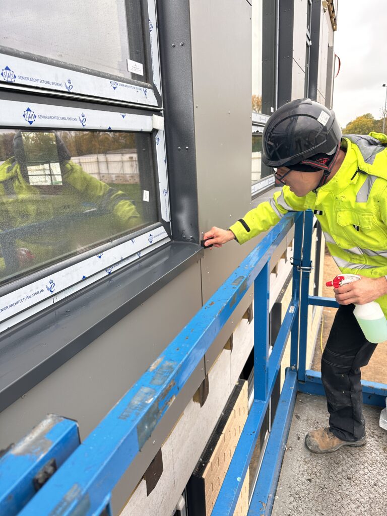Advanced Glass specialist façade team delivering compliant glazing and aluminium systems with precision and expertise.