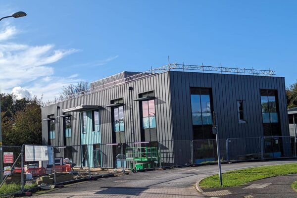 Commercial façade glazing installation by Advanced Glass at Wootton Business Park