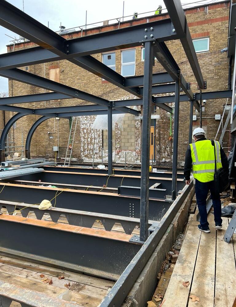 Advanced Glass façade package delivery at The Hall School