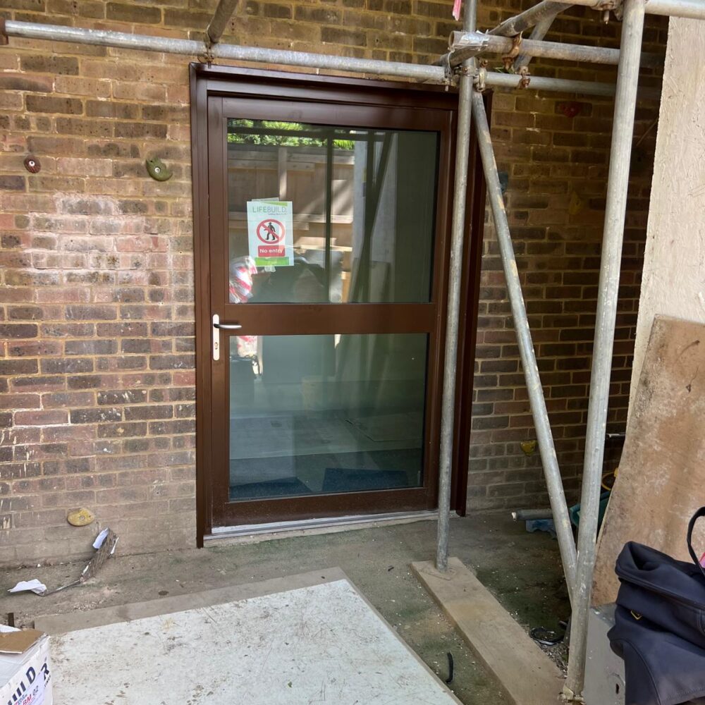 Façade detailing and glazing systems at The Hall School project
