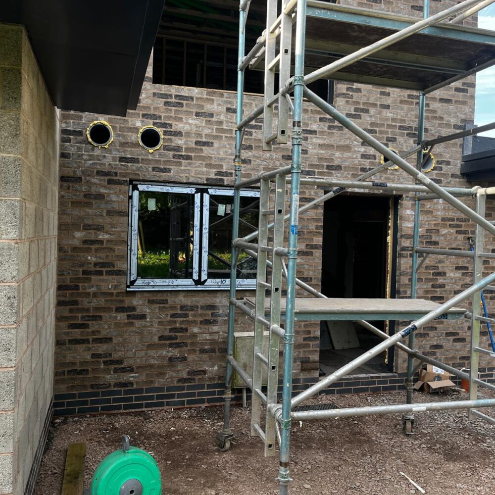 Glass juliette balconies installed at Paddock House residential property