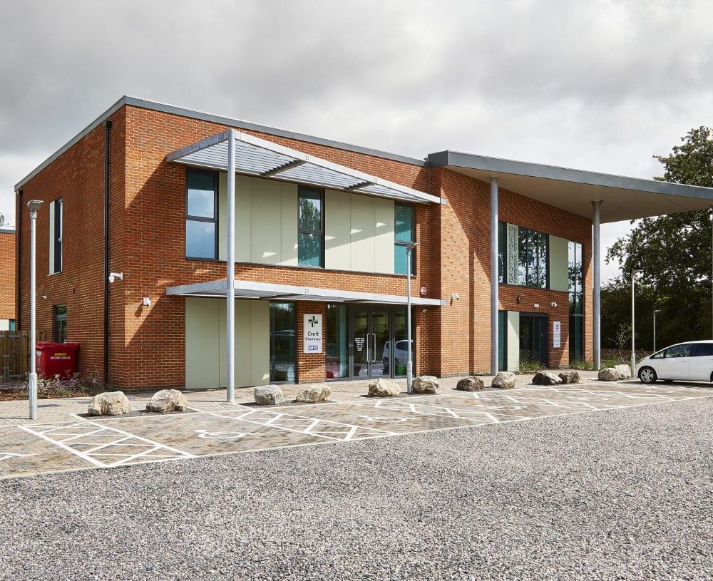 Automatic sliding entrance doors installed at Croft Medical Centre