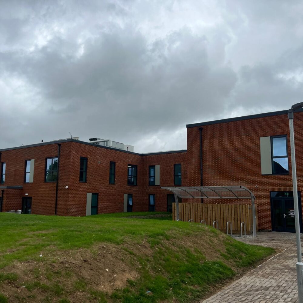 Curtain walling and aluminium glazing installed at Croft Medical Centre Worthing