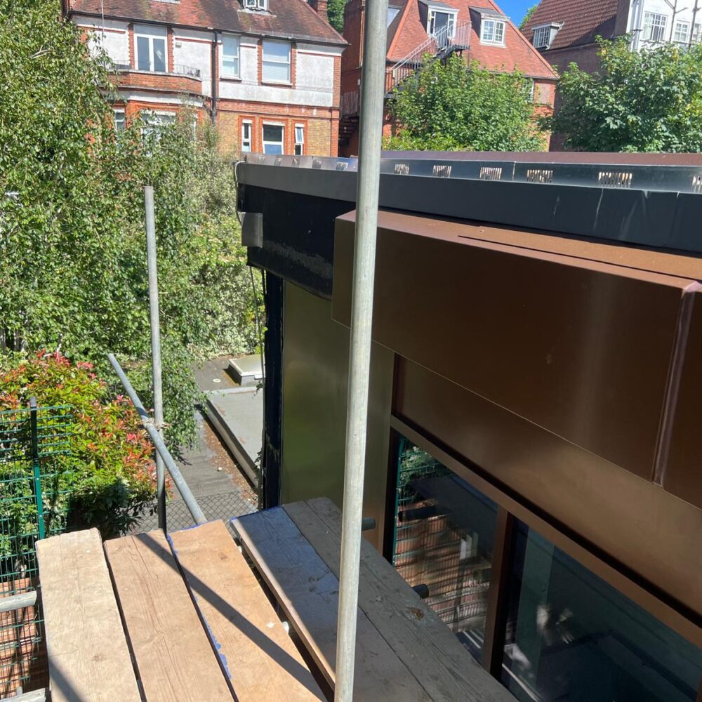 Advanced Glass façade installation at The Hall School education project