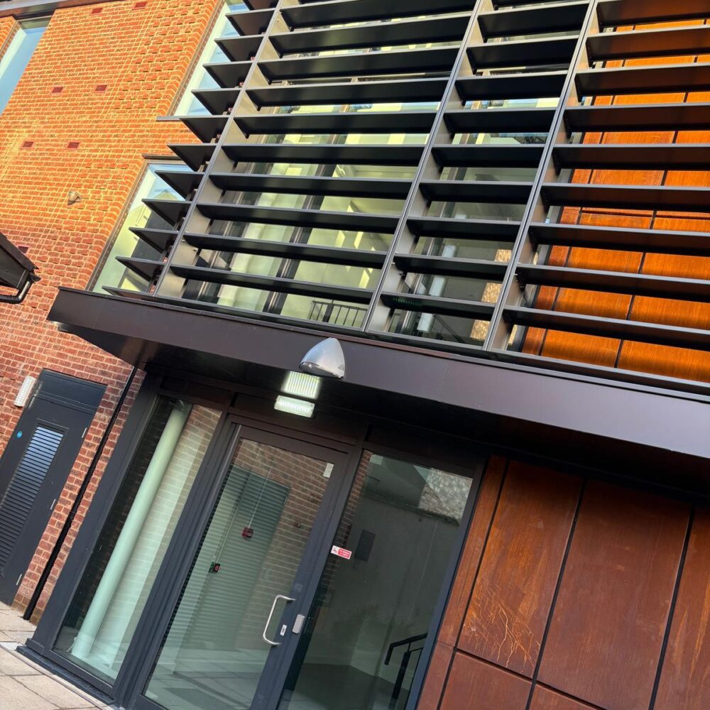 5. Residential glazing and louvre systems installed in York development