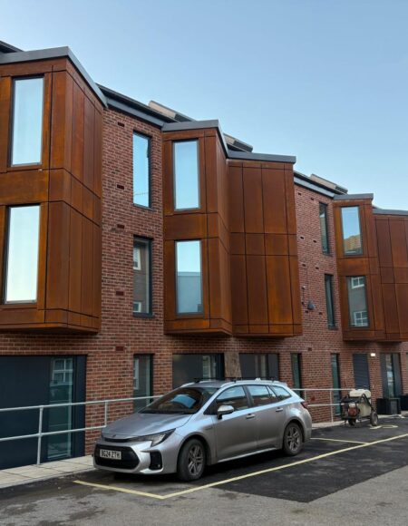 4. Aluminium windows and curtain walling at Fawcett Street residential scheme