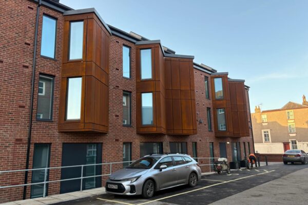 4. Aluminium windows and curtain walling at Fawcett Street residential scheme