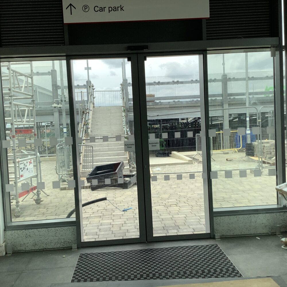 Façade rectification project delivered at Bletchley Train Station