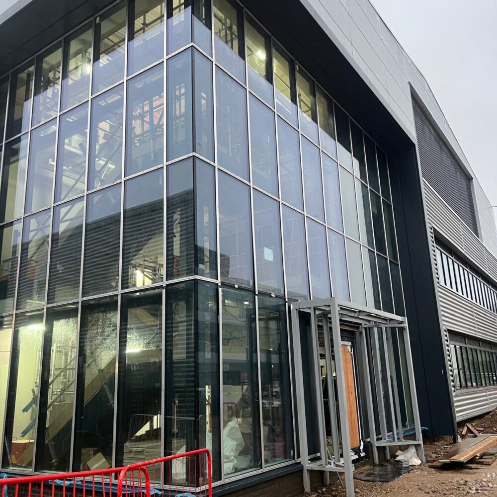 5. Technal Tental curtain walling and windows at MBDA Stevenage project