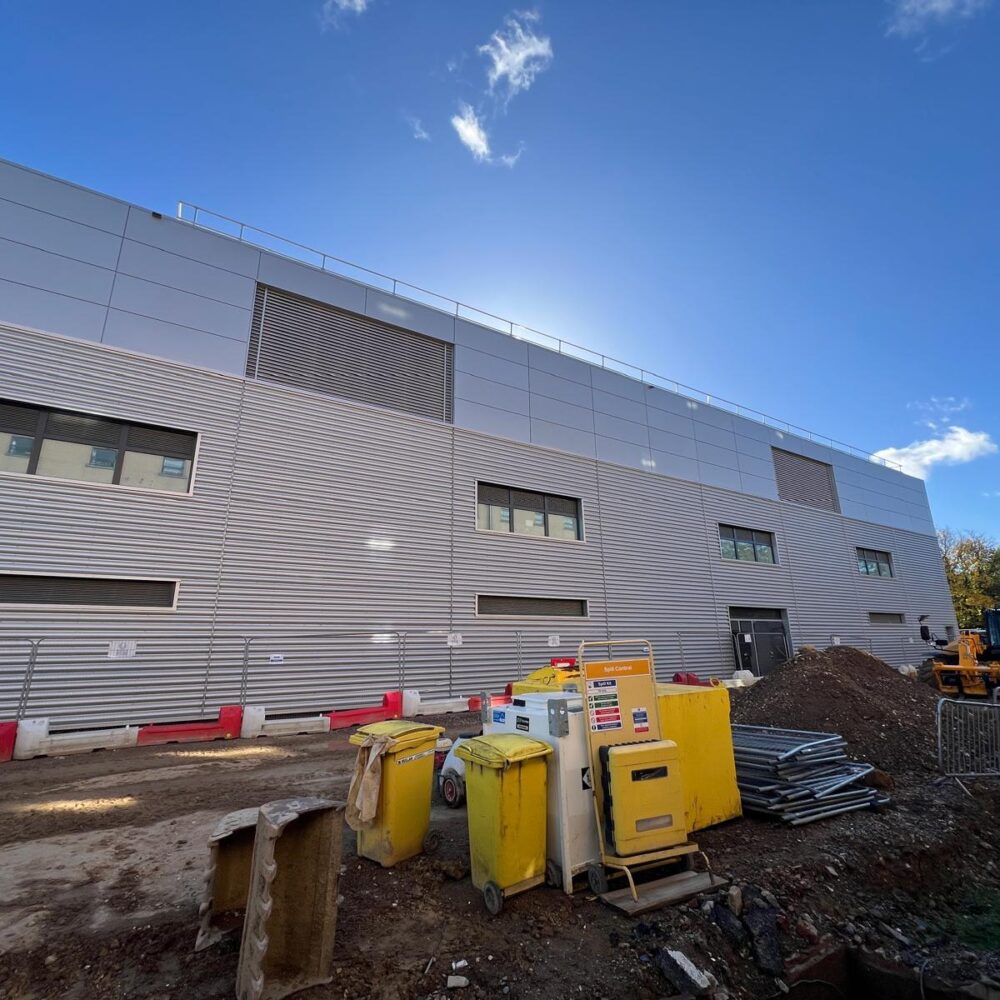 4. Aluminium curtain walling installation for high security commercial building