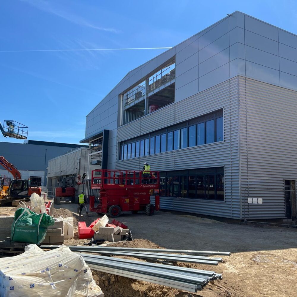 2. Technal curtain wall façade at MBDA commercial development in Stevenage